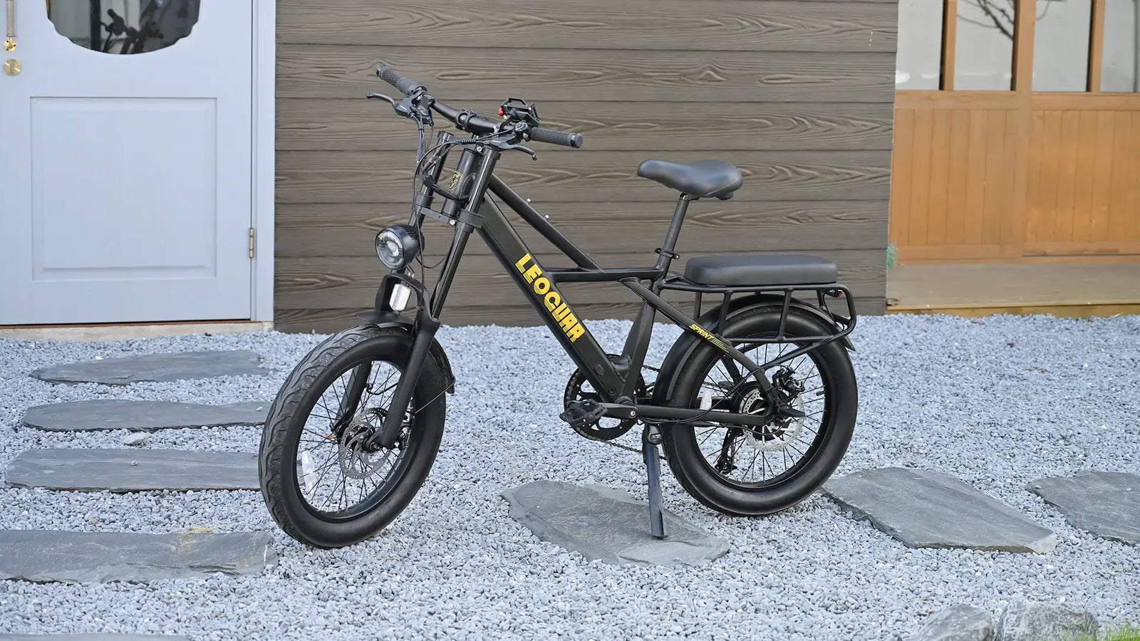 Bike with Phone Mount