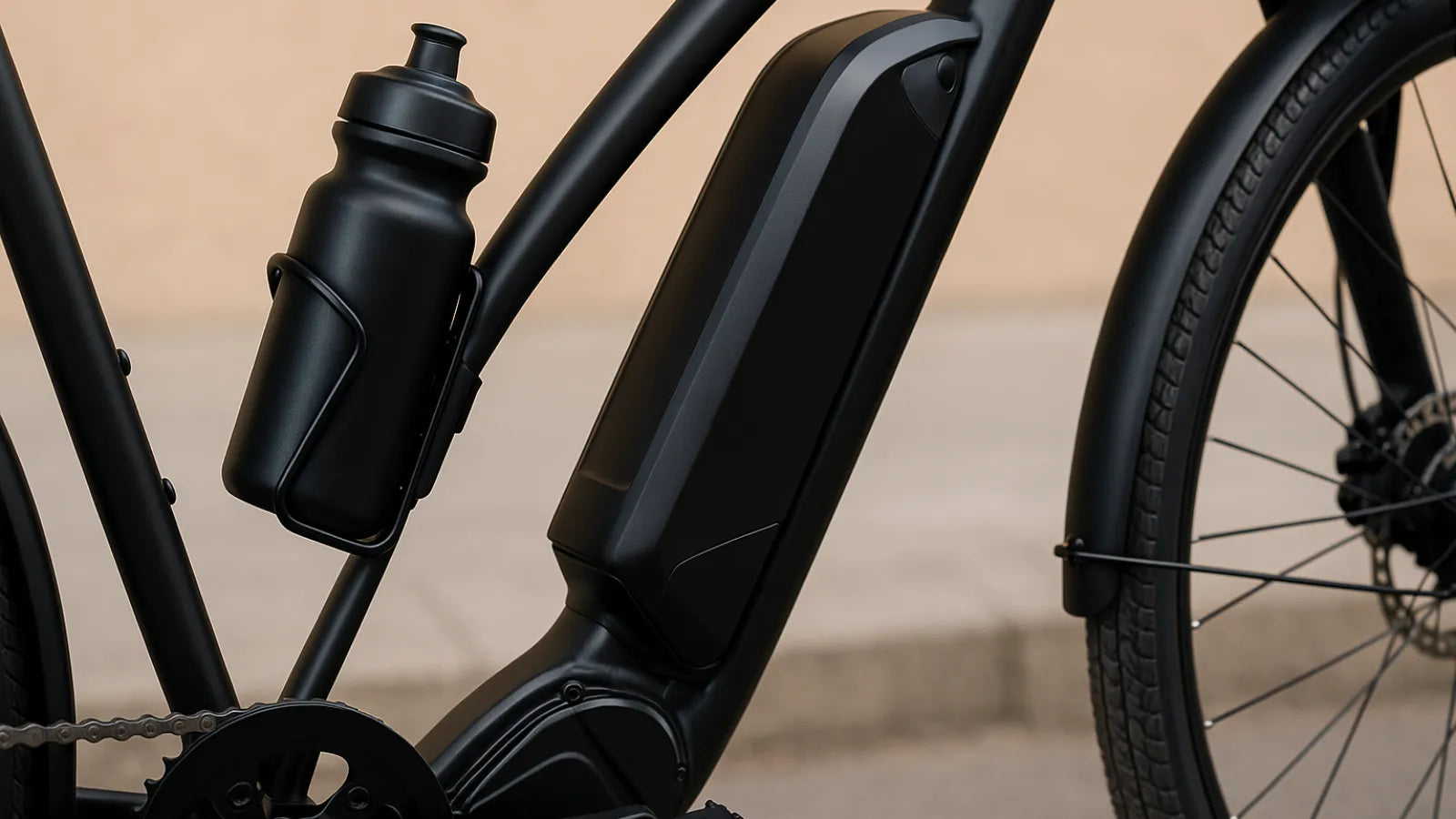 Drink Bottle and Holder for Electric Bikes
