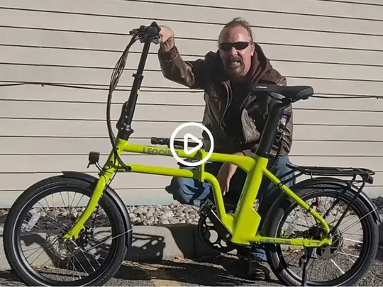 lightweight folding e-bike