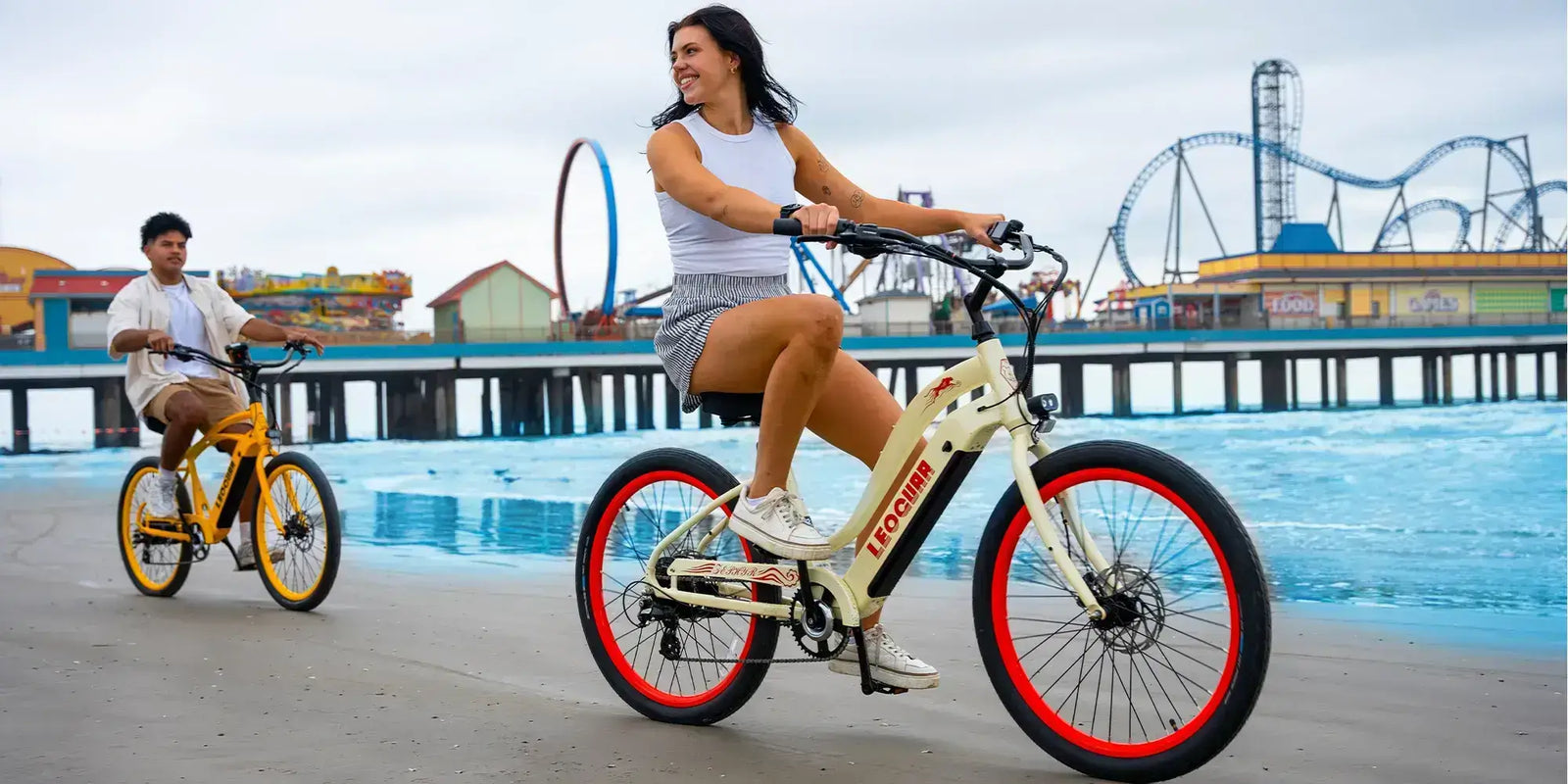 electric bicycle without pedals Pedal H/T Bike | White | Hardtail E-Bike | Long Range, Lightweight, Short-Rider Friendly | 40-60 Mile Range 56 miles (60 Do You Have to Pedal