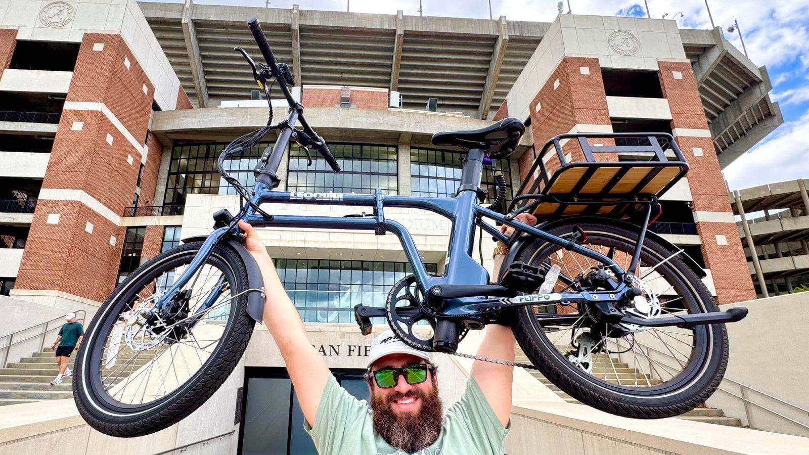 ebike and rear basket