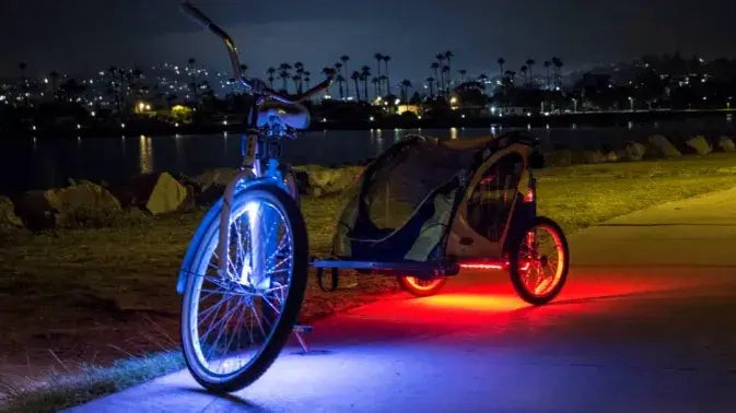 biking at night
