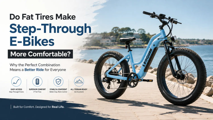 Do Fat Tires Make Step-Through Electric Bikes More Comfortable?
