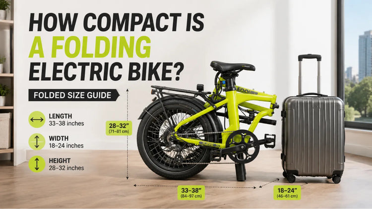 How Compact Is a Folding Electric Bike? Folded Size Guide