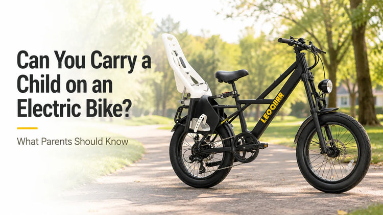 Can You Carry a Child on an Electric Bike? What Parents Should Know