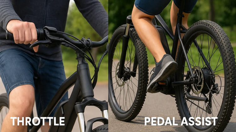Ebike Throttle vs Pedal Assist: Key Differences Riders Should Know