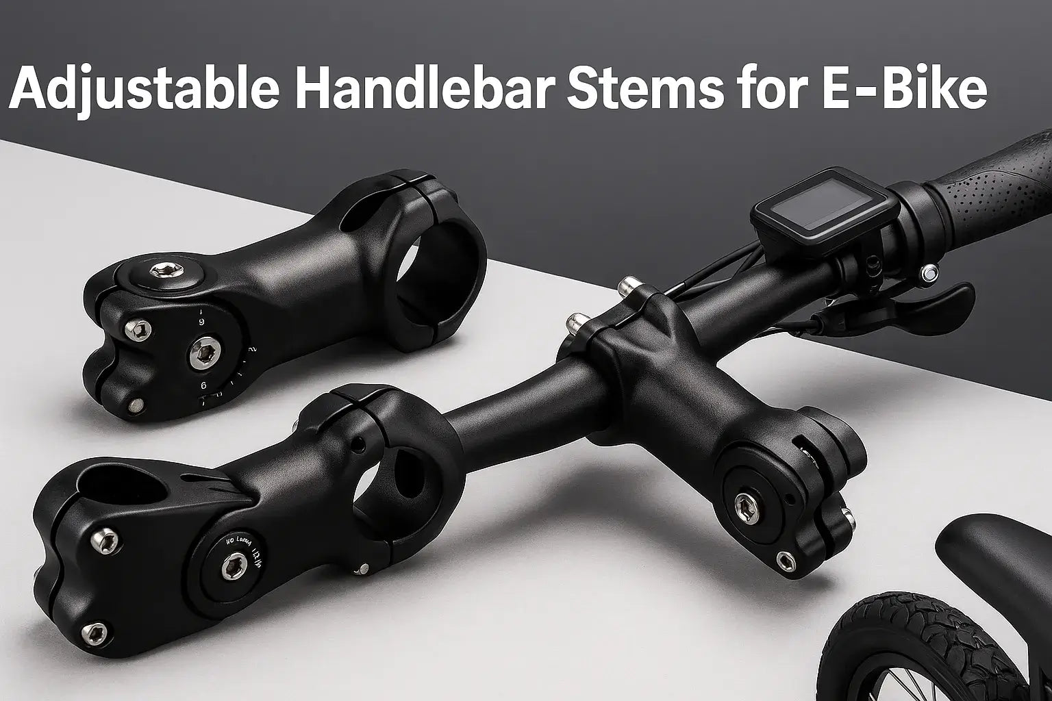 Adjustable Handlebar Stems for E-Bike