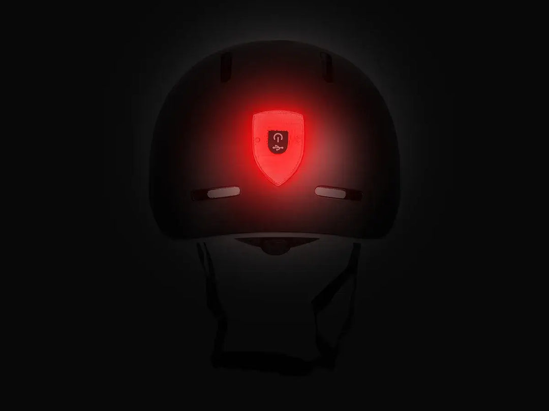 Ebike Helmet with LED Front and Rear Lights