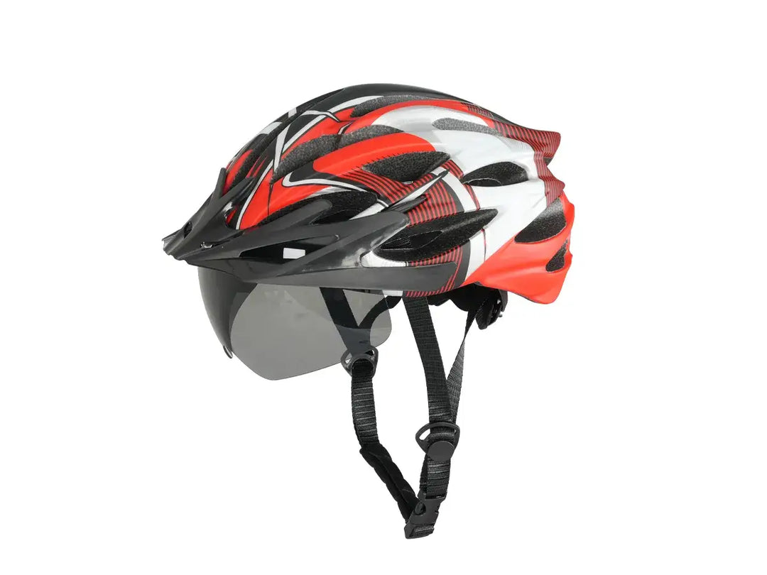 adjustable bike helmets Trek Velocis Mips Road Helmet Bici Keep the tape level to measure the circumference around the largest part of your head and then find the corresponding size in the Technical specs info. Cycling Helmet with Windproof Visor