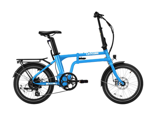Blue Flippo e-bike side view