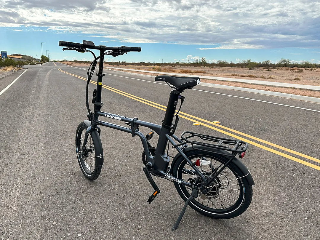 lemon yellow flippo pro folding ebike