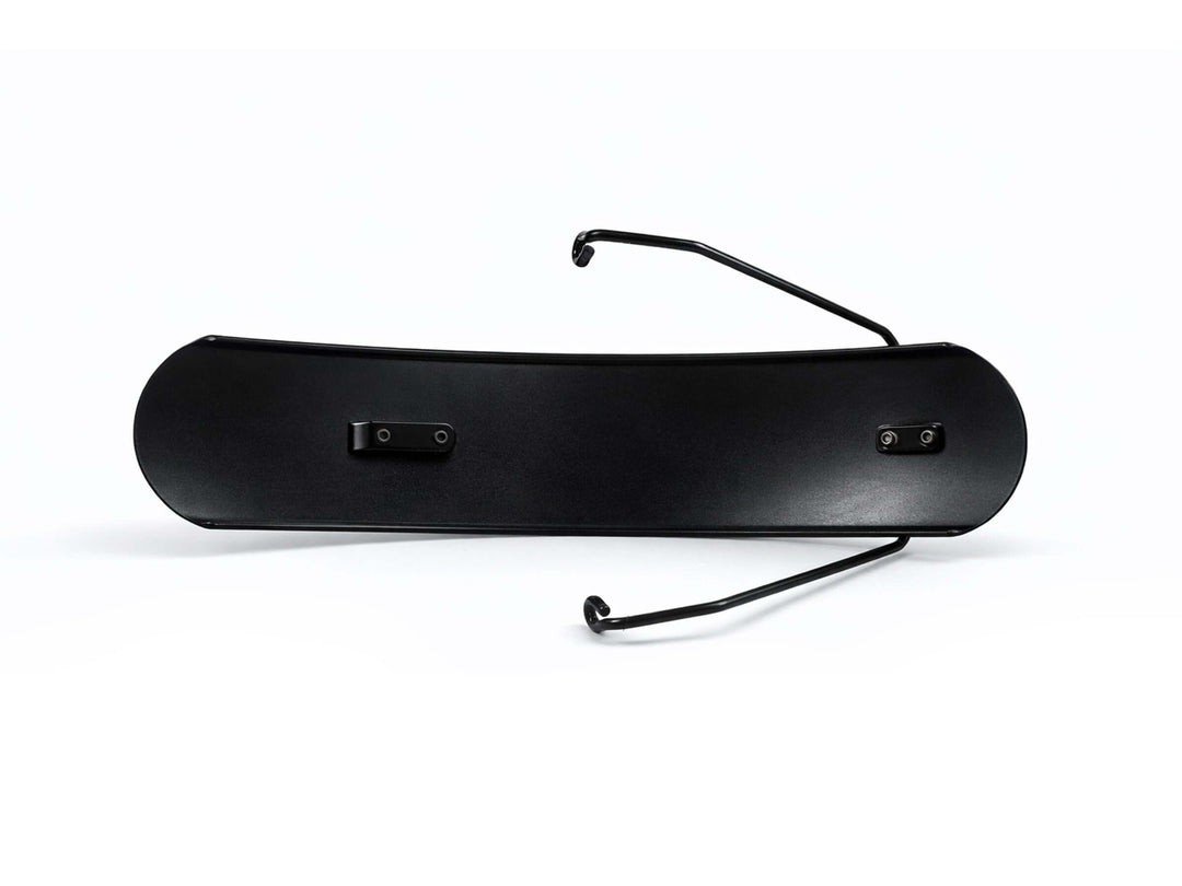 Front & Rear Fenders | Sprint: sleek black fender design with mounting hooks for bike installation.
