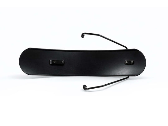 Front & Rear Fenders | Sprint: sleek black fender design with mounting hooks for bike installation.