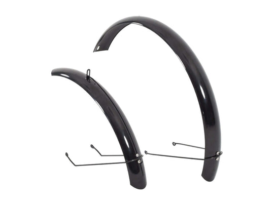 Front & Rear Fenders | Zephyr - durable black fenders for ebike, ensuring clean and dry rides.