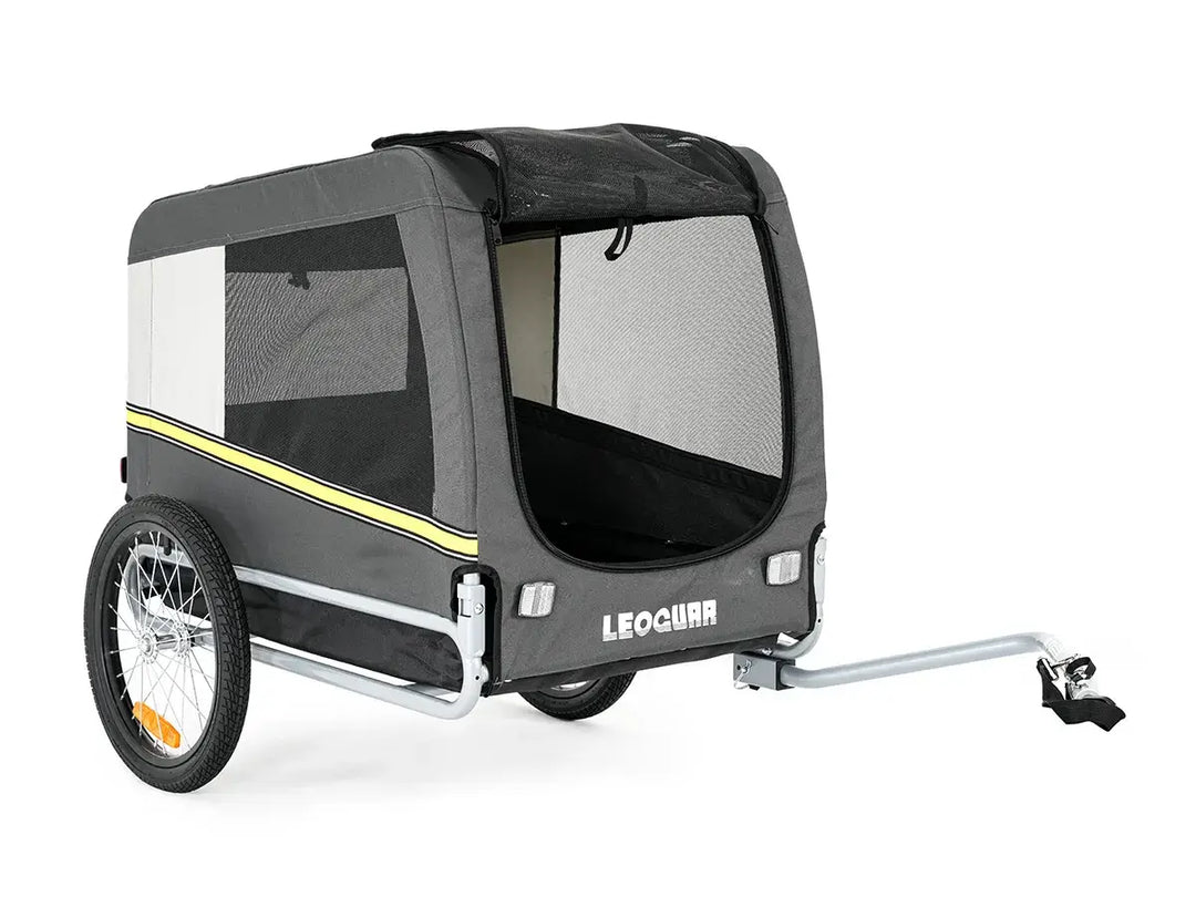 Leoguar trailer rear entry zipped open
