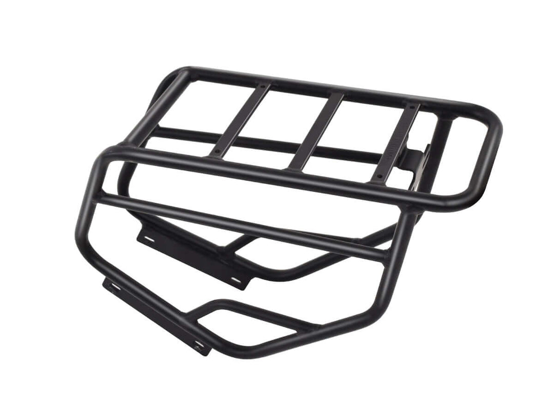 Rear Rack | Zephyr ST - durable black ebike rear rack designed for carrying gear safely.