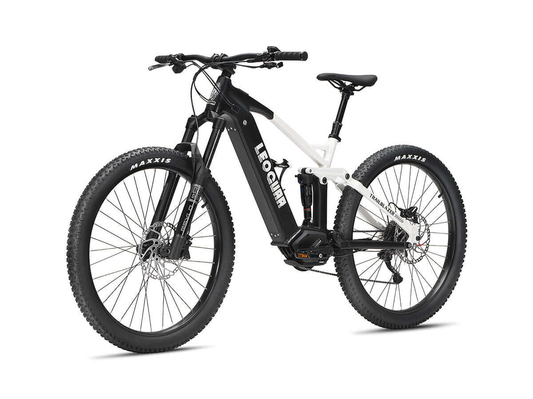 Mid-drive electric mountain bike for trails