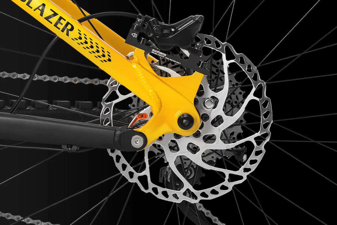 Dual Hydraulic Brakes & Shimano 10-Speed Gears