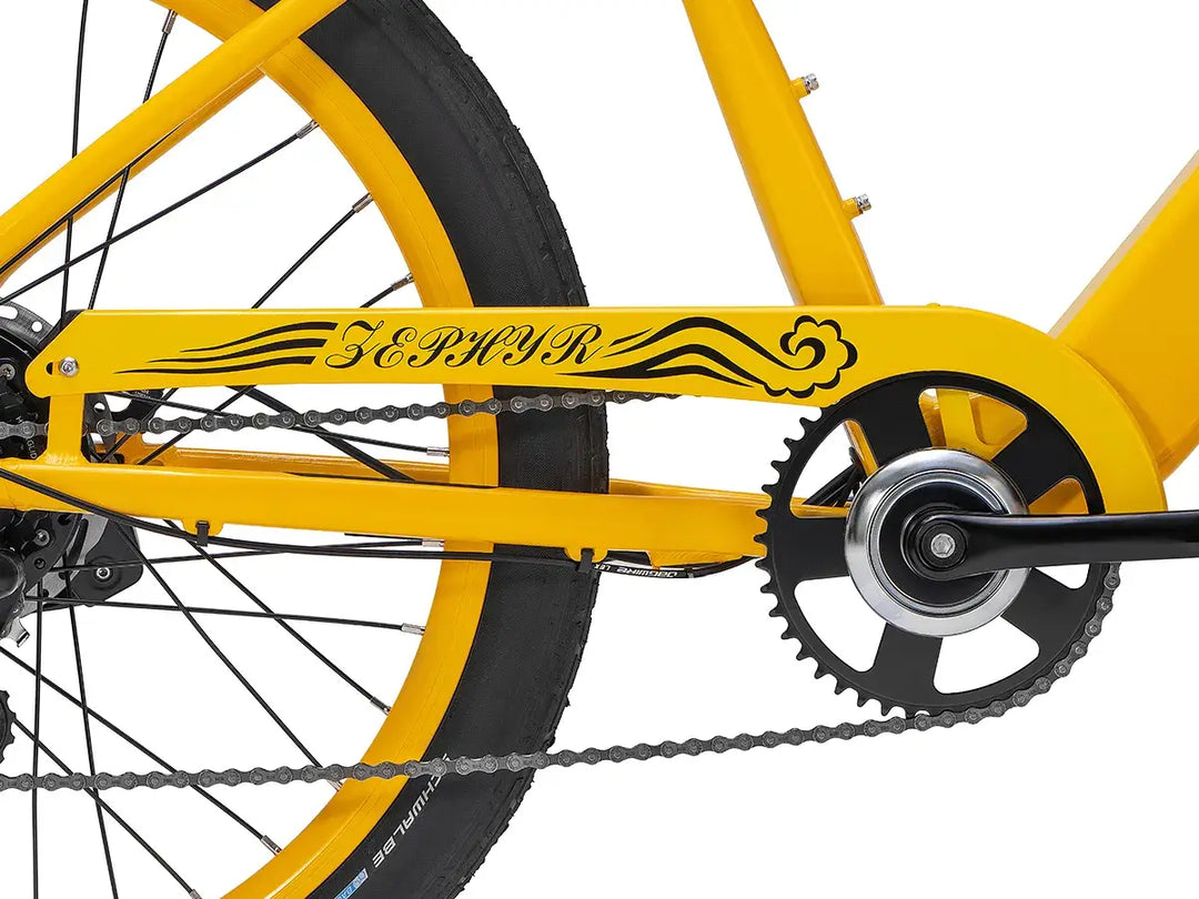 Yellow huffy beach cruiser bike sale