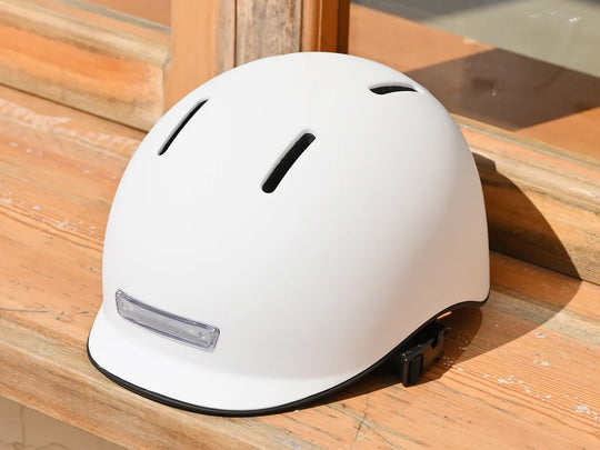 Cycling Helmet with LED Front and Rear Light