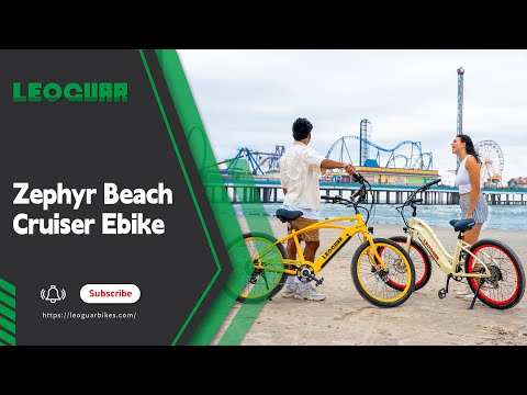 cruiser style ebike for relaxed beach and city rides